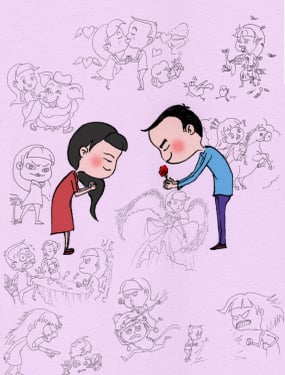 夫与妻漫画