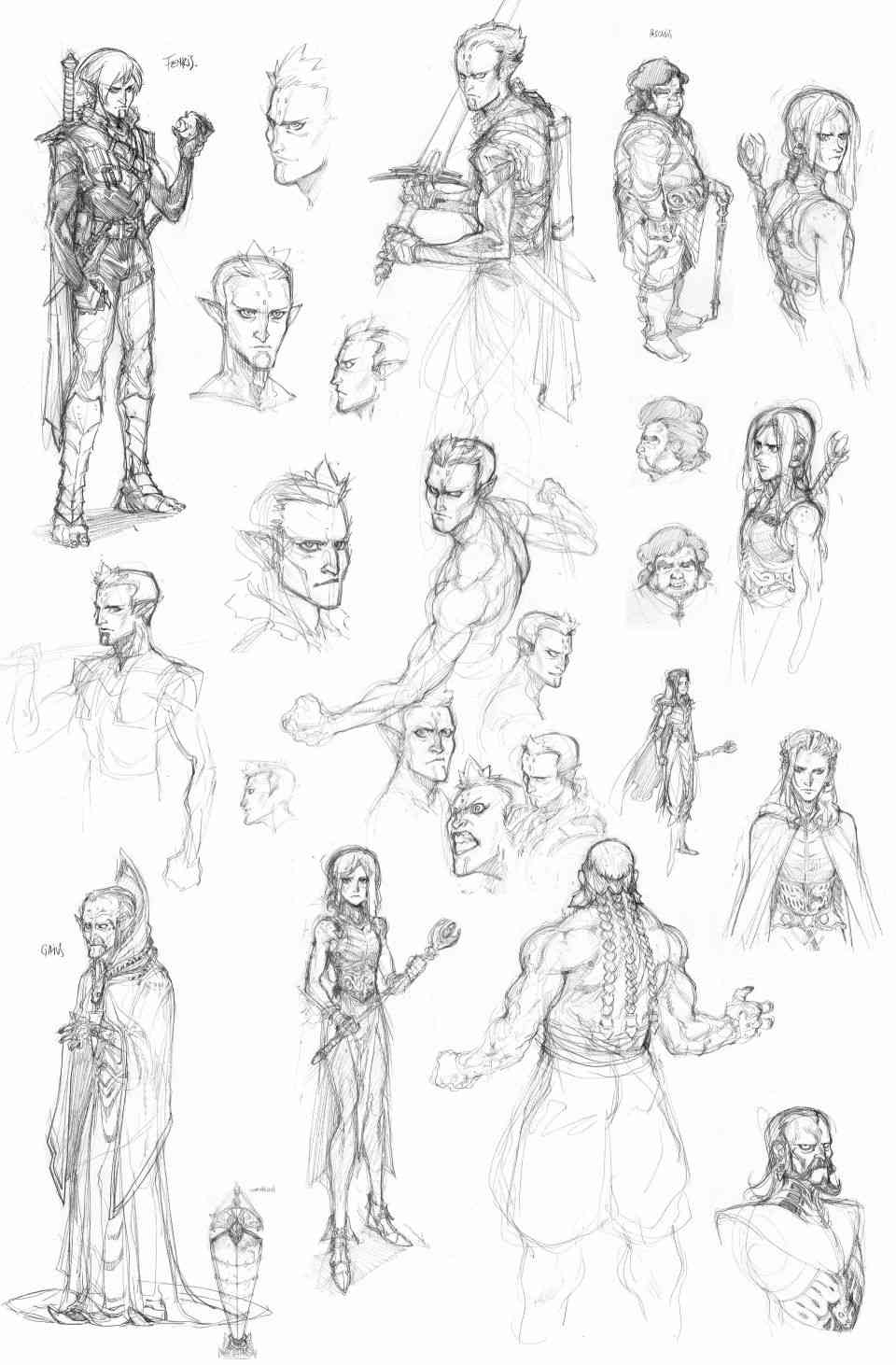 龙之纪元 黑暗堡垒 - 草图 - 第3张图