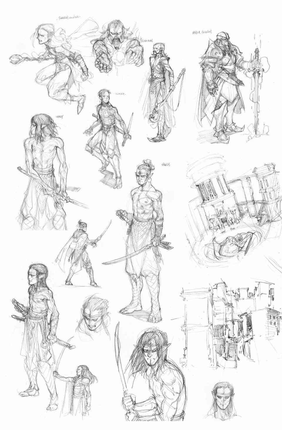 龙之纪元 黑暗堡垒 - 草图 - 第4张图