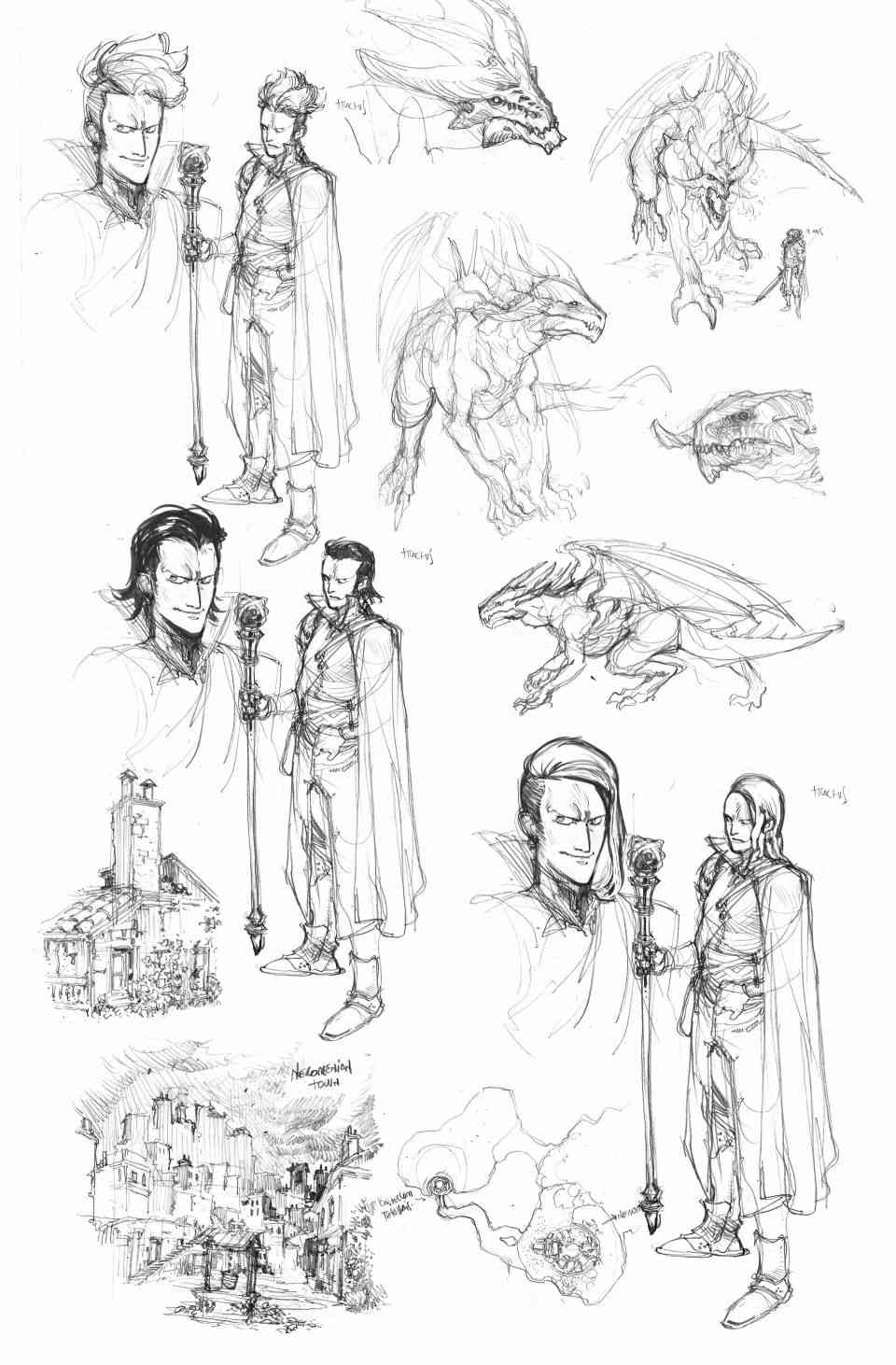 龙之纪元 黑暗堡垒 - 草图 - 第6张图