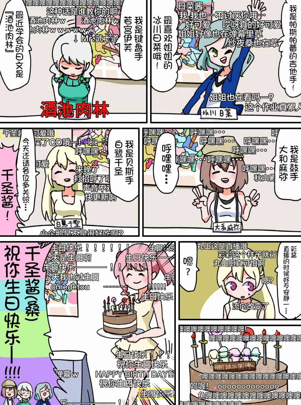 Bang Dream短篇同人漫画系列 - 第80话 - 第2张图